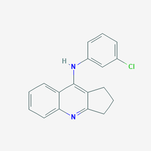 molecular formula C18H15ClN2 B380313 N-(3-chlorophenyl)-2,3-dihydro-1H-cyclopenta[b]quinolin-9-amine 