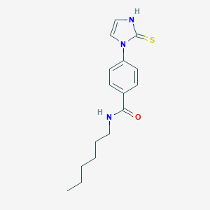 N-Hexyl-4-(2-thioxo-4-imidazolin-1-yl)benzamide