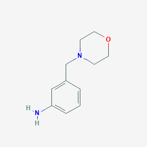 molecular formula C11H16N2O B038038 3-(Morpholin-4-ylmethyl)aniline CAS No. 123207-48-7