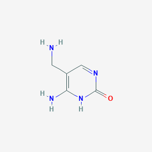 4-Amino-5-(aminomethyl)pyrimidin-2(1H)-one