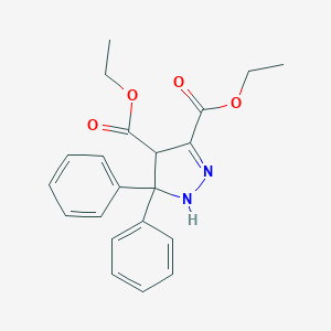 molecular formula C21H22N2O4 B380507 Diethyl 5,5-diphenyl-1,4-dihydropyrazole-3,4-dicarboxylate 