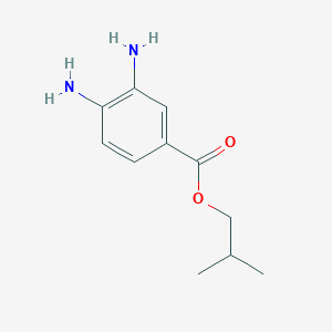 molecular formula C11H16N2O2 B038056 Isobutyl 3,4-diaminobenzoate CAS No. 121649-62-5
