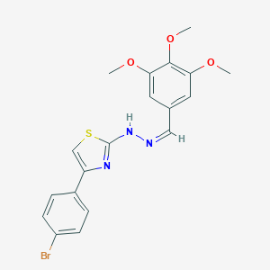 3,4,5-Trimethoxybenzaldehyde [4-(4-bromophenyl)thiazol-2-yl]hydrazone