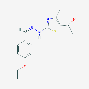 4-Ethoxybenzaldehyde (5-acetyl-4-methyl-1,3-thiazol-2-yl)hydrazone