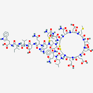 molecular formula C103H147N27O37S5 B038081 Sarafotoxin S6c CAS No. 121695-87-2