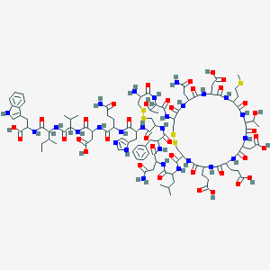 molecular formula C103H147N27O37S5 B038081 Sarafotoxin 6c CAS No. 121695-87-2