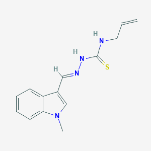 1-[(E)-(1-methylindol-3-yl)methylideneamino]-3-prop-2-enylthiourea