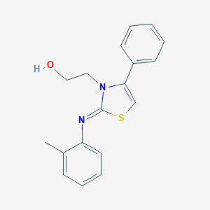 (Z)-2-(4-phenyl-2-(o-tolylimino)thiazol-3(2H)-yl)ethanol