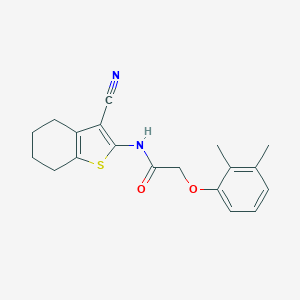 N-(3-cyano-4,5,6,7-tetrahydro-1-benzothiophen-2-yl)-2-(2,3-dimethylphenoxy)acetamide