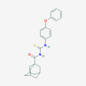 molecular formula C24H26N2O2S B380869 N-(1-adamantylcarbonyl)-N'-(4-phenoxyphenyl)thiourea CAS No. 325721-09-3