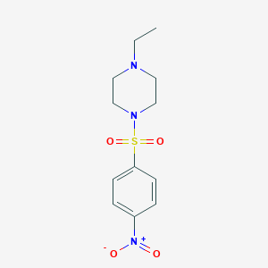1-Ethyl-4-(4-nitrophenyl)sulfonylpiperazine