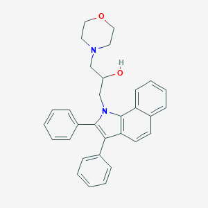 molecular formula C31H30N2O2 B380895 1-(2,3-diphenyl-1H-benzo[g]indol-1-yl)-3-(4-morpholinyl)-2-propanol 