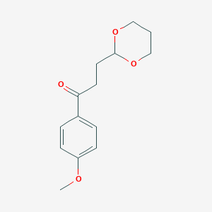 3-(1,3-Dioxan-2-YL)-4'-methoxypropiophenone