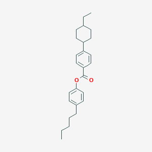 molecular formula C26H34O2 B038093 4-Pentylphenyl 4-(trans-4-ethylcyclohexyl)benzoate CAS No. 122230-64-2