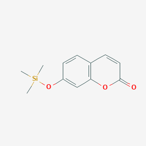 molecular formula C12H14O3Si B038098 7-Trimethylsilyloxychromen-2-one CAS No. 118074-57-0