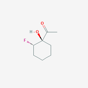 1-[(1R,2S)-2-Fluoro-1-hydroxycyclohexyl]ethanone