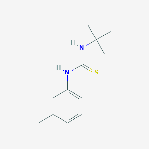 molecular formula C12H18N2S B381278 1-Tert-butyl-3-(3-methylphenyl)thiourea CAS No. 185500-49-6