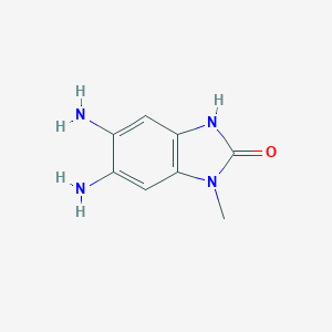 molecular formula C8H10N4O B038149 5,6-Diamino-1-methyl-1H-benzo[d]imidazol-2(3H)-one CAS No. 115854-53-0