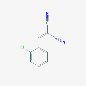 molecular formula C10H5ClN2<br>ClC6H4CH=C(CN)2<br>C10H5ClN2 B038150 2-Chlorobenzylidenemalononitrile CAS No. 2698-41-1