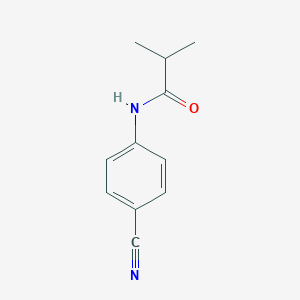 molecular formula C11H12N2O B038151 N-(4-cyanophenyl)-2-methylpropanamide CAS No. 113715-23-4