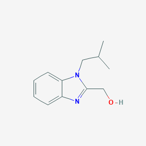 molecular formula C12H16N2O B381517 (1-isobutyl-1H-benzimidazol-2-yl)methanol CAS No. 380568-64-9