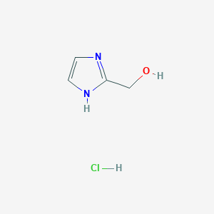 molecular formula C4H7ClN2O B038173 1H-imidazol-2-ylmethanol Hydrochloride CAS No. 116177-22-1