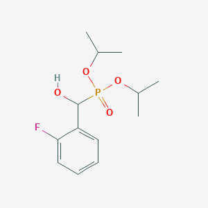 molecular formula C13H20FO4P B381786 Diisopropyl (2-fluorophenyl)(hydroxy)methylphosphonate 