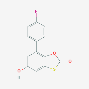 B381888 7-(4-fluorophenyl)-5-hydroxy-2H-1,3-benzoxathiol-2-one CAS No. 327078-62-6
