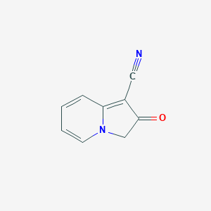 molecular formula C9H6N2O B381920 2,3-Dihydro-2-oxo-1-indolizinecarbonitrile CAS No. 60847-47-4