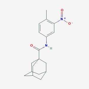 molecular formula C18H22N2O3 B381963 N-(4-methyl-3-nitrophenyl)adamantane-1-carboxamide CAS No. 302929-34-6