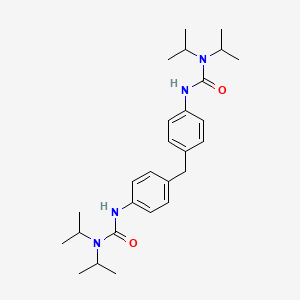 molecular formula C27H40N4O2 B3819740 Urea, N,N''-(methylenedi-4,1-phenylene)bis[N',N'-bis(1-methylethyl)- CAS No. 93173-06-9