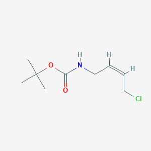 molecular formula C9H16ClNO2 B038199 t-butyl [(2Z)-4-chloro-2-buten-1-yl]carbamate CAS No. 123642-28-4