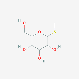 molecular formula C7H14O5S B3820227 Methyl 1-thio-A-D-mannopyranoside 