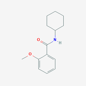 molecular formula C14H19NO2 B382056 N-cyclohexyl-2-methoxybenzamide CAS No. 57149-81-2