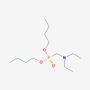 molecular formula C13H30NO3P B3820616 N-(dibutoxyphosphorylmethyl)-N-ethylethanamine 