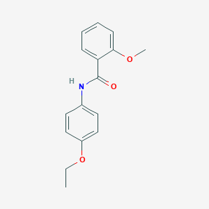 molecular formula C16H17NO3 B382068 N-(4-ethoxyphenyl)-2-methoxybenzamide CAS No. 306279-64-1