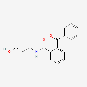 B3820787 2-benzoyl-N-(3-hydroxypropyl)benzamide CAS No. 5112-44-7