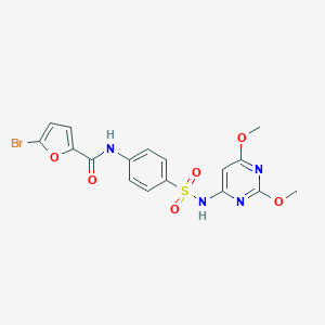B382089 5-bromo-N-(4-{[(2,6-dimethoxy-4-pyrimidinyl)amino]sulfonyl}phenyl)-2-furamide CAS No. 306319-03-9