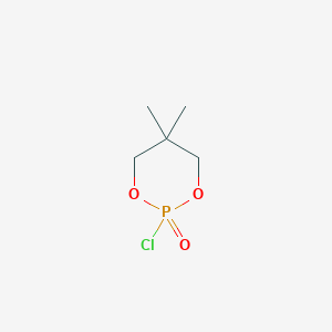 molecular formula C5H10ClO3P B038210 2-Chloro-5,5-dimethyl-1,3,2-dioxaphosphorinane 2-oxide CAS No. 4090-55-5