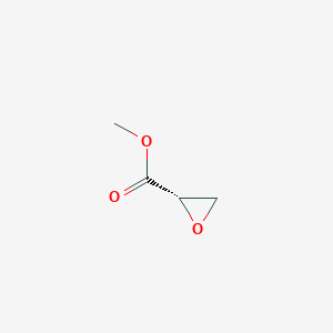 molecular formula C4H6O3 B038211 Methyl (2S)-glycidate CAS No. 118712-39-3