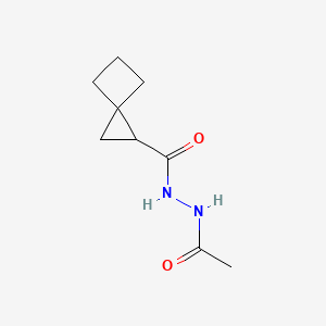 molecular formula C9H14N2O2 B3821216 N'-acetylspiro[2.3]hexane-2-carbohydrazide 