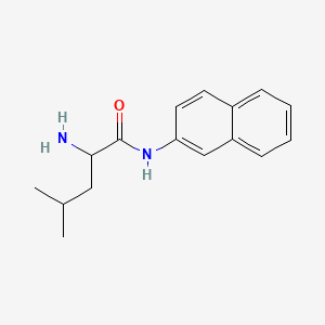 molecular formula C16H20N2O B3821246 Leucine-beta-naphthylamide 
