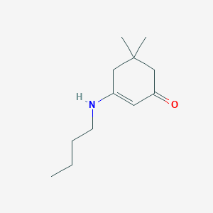 molecular formula C12H21NO B3821295 3-(Butylamino)-5,5-dimethylcyclohex-2-en-1-one CAS No. 3334-98-3