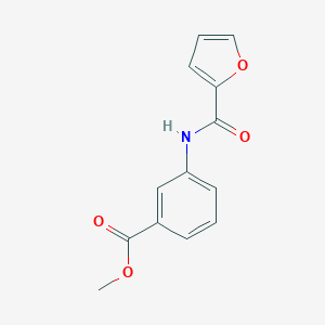 molecular formula C13H11NO4 B382132 methyl 3-(furan-2-amido)benzoate 