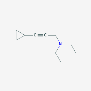 molecular formula C10H17N B3821507 3-cyclopropyl-N,N-diethylprop-2-yn-1-amine 