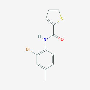molecular formula C12H10BrNOS B382171 N-(2-bromo-4-methylphenyl)thiophene-2-carboxamide CAS No. 303796-09-0