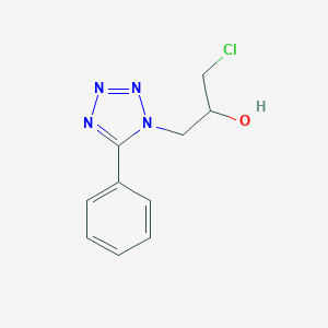 molecular formula C10H11ClN4O B382173 1-chloro-3-(5-phenyl-1H-tetraazol-1-yl)-2-propanol 