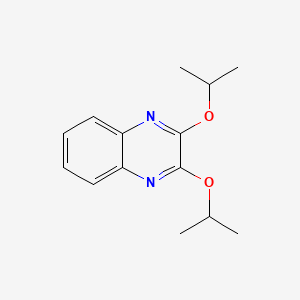 molecular formula C14H18N2O2 B3821776 2,3-diisopropoxyquinoxaline 