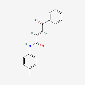 molecular formula C17H15NO2 B3821917 N-(4-methylphenyl)-4-oxo-4-phenyl-2-butenamide 