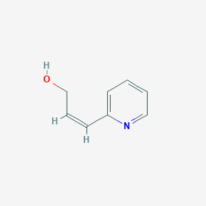 molecular formula C8H9NO B038221 (Z)-3-pyridin-2-ylprop-2-en-1-ol CAS No. 113985-62-9